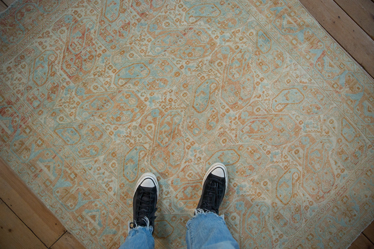4.5x6 Vintage Distressed Afshar Rug