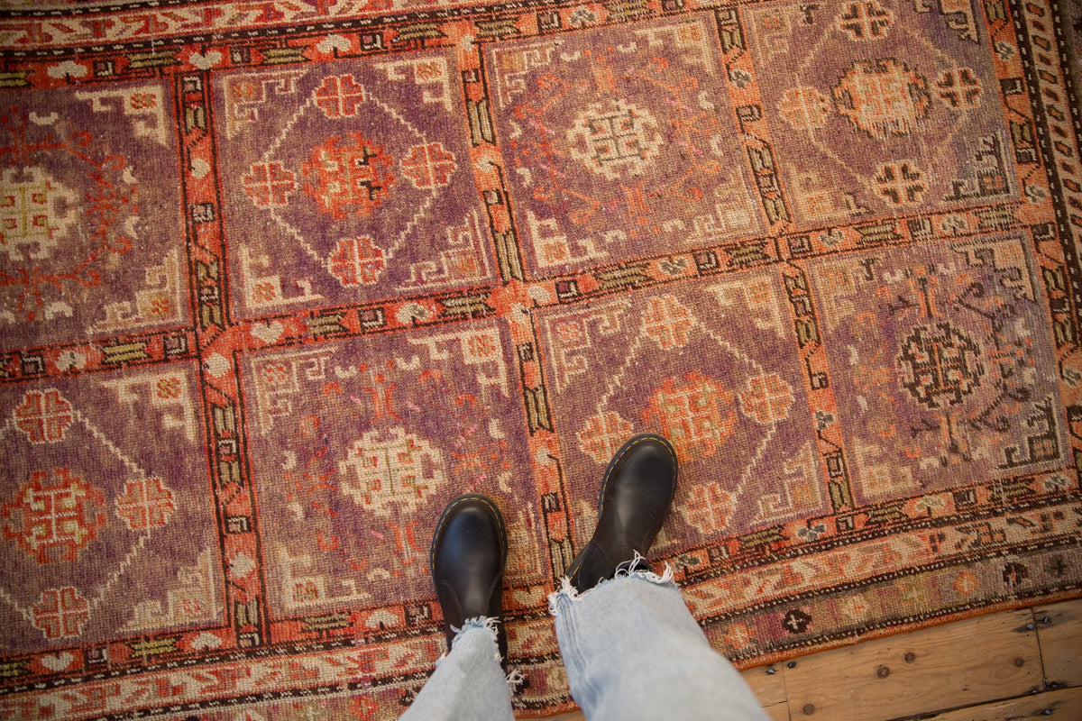 4x7 Vintage Distressed Khotan Rug