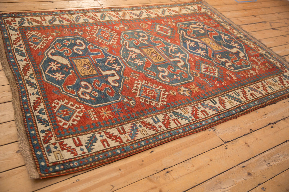 5x7.5 Antique Kazak Rug