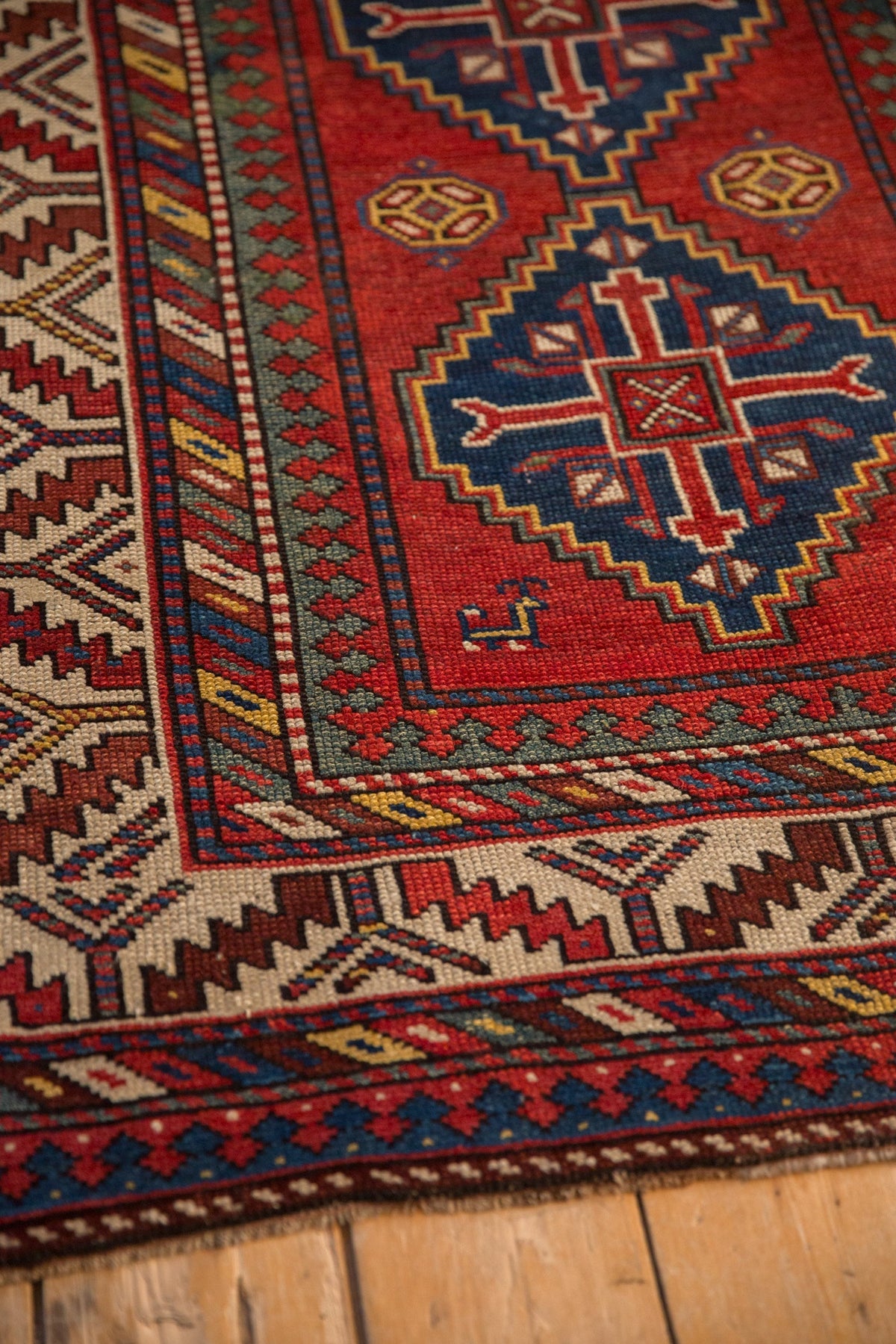 4x8 Antique Kazak Rug Runner