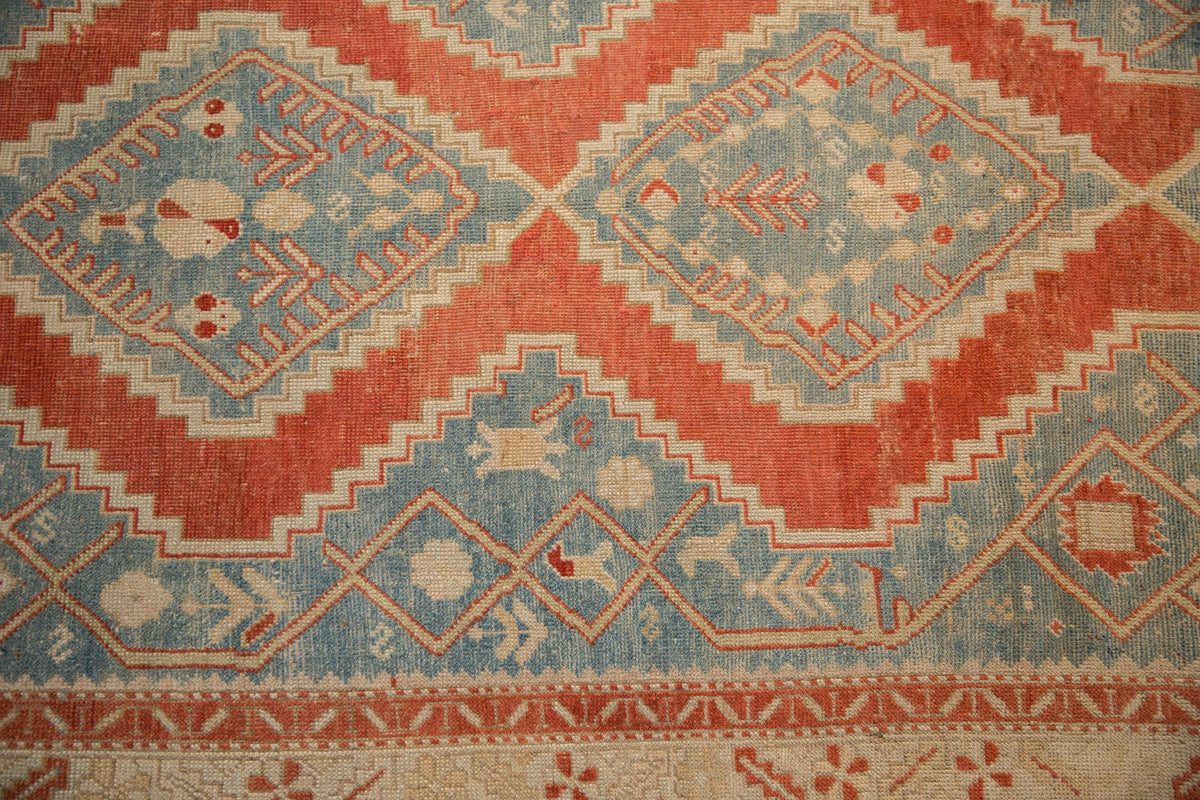 4x6.5 Vintage Distressed Karabagh Rug