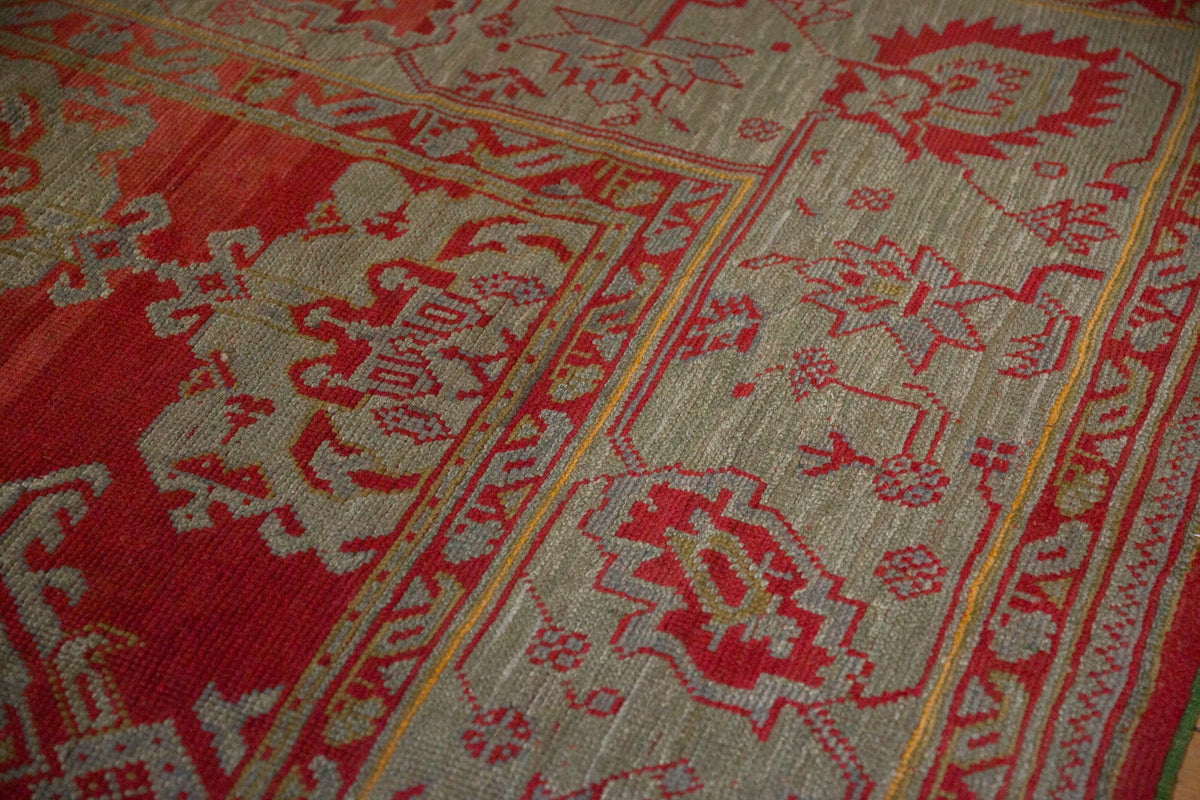 13.5x15 Antique Oushak Square Carpet