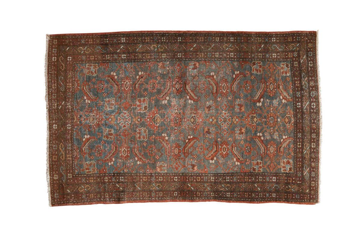 4x6.5 Vintage Distressed Malayer Rug