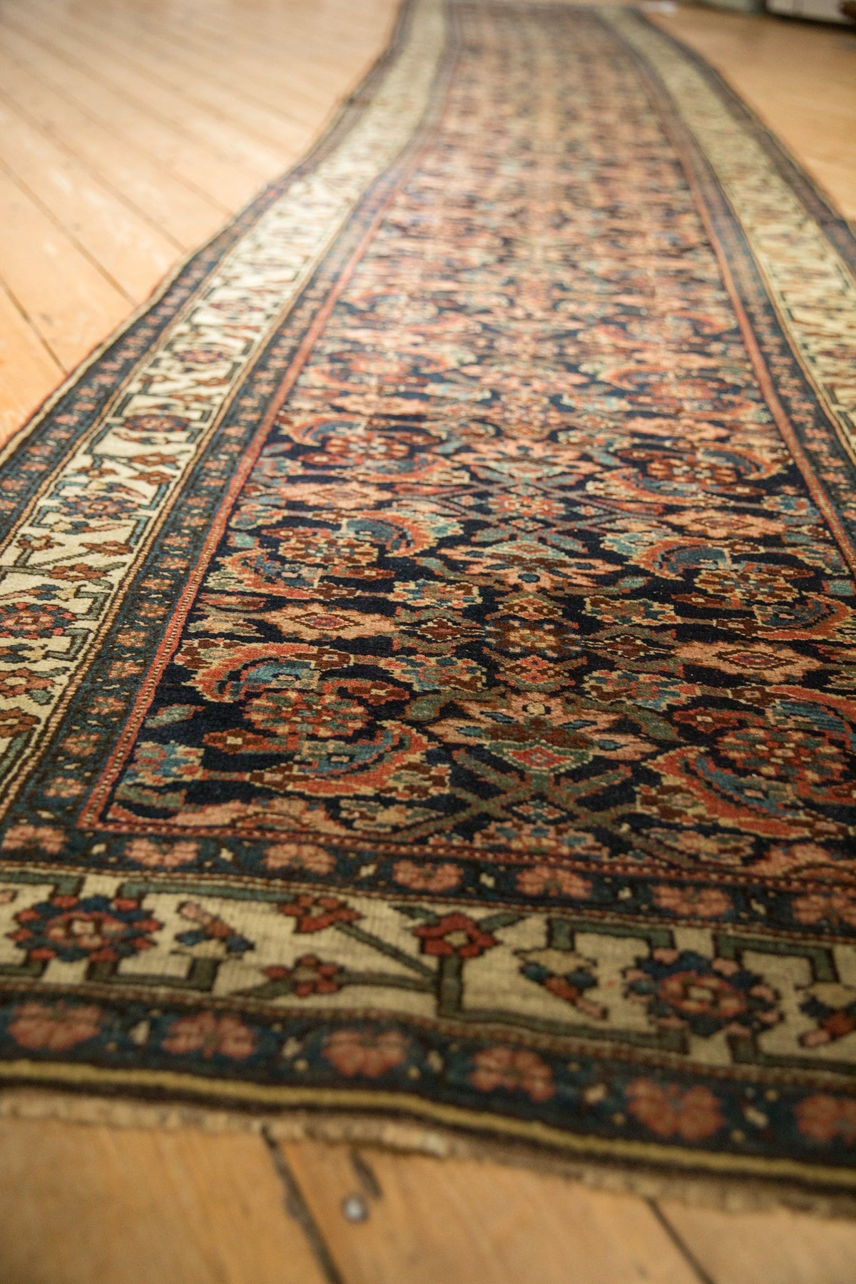 3.5x18 Antique Bijar Rug Runner