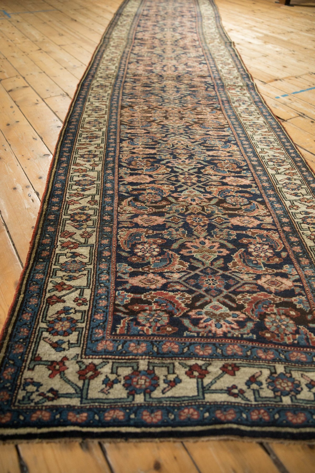 3.5x18 Antique Bijar Rug Runner