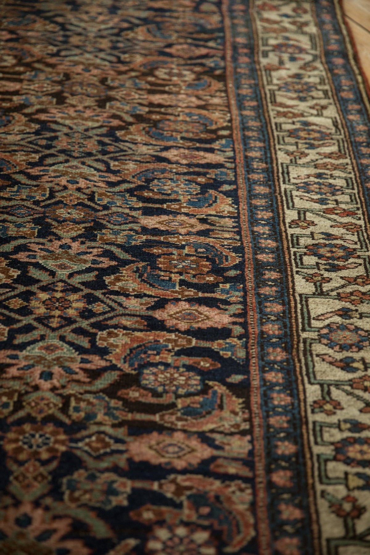 3.5x18 Antique Bijar Rug Runner