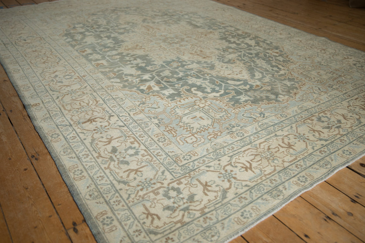 7x10.5 Vintage Distressed Tabriz Carpet