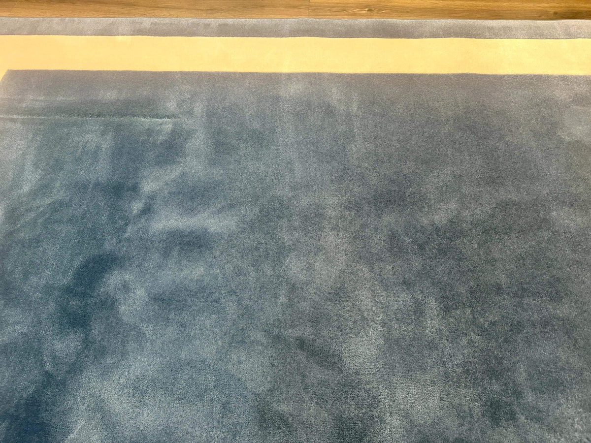 Blue and Cream Square Rug 10x10 ft, Large Square Carpet - Jewel Rugs, view 4