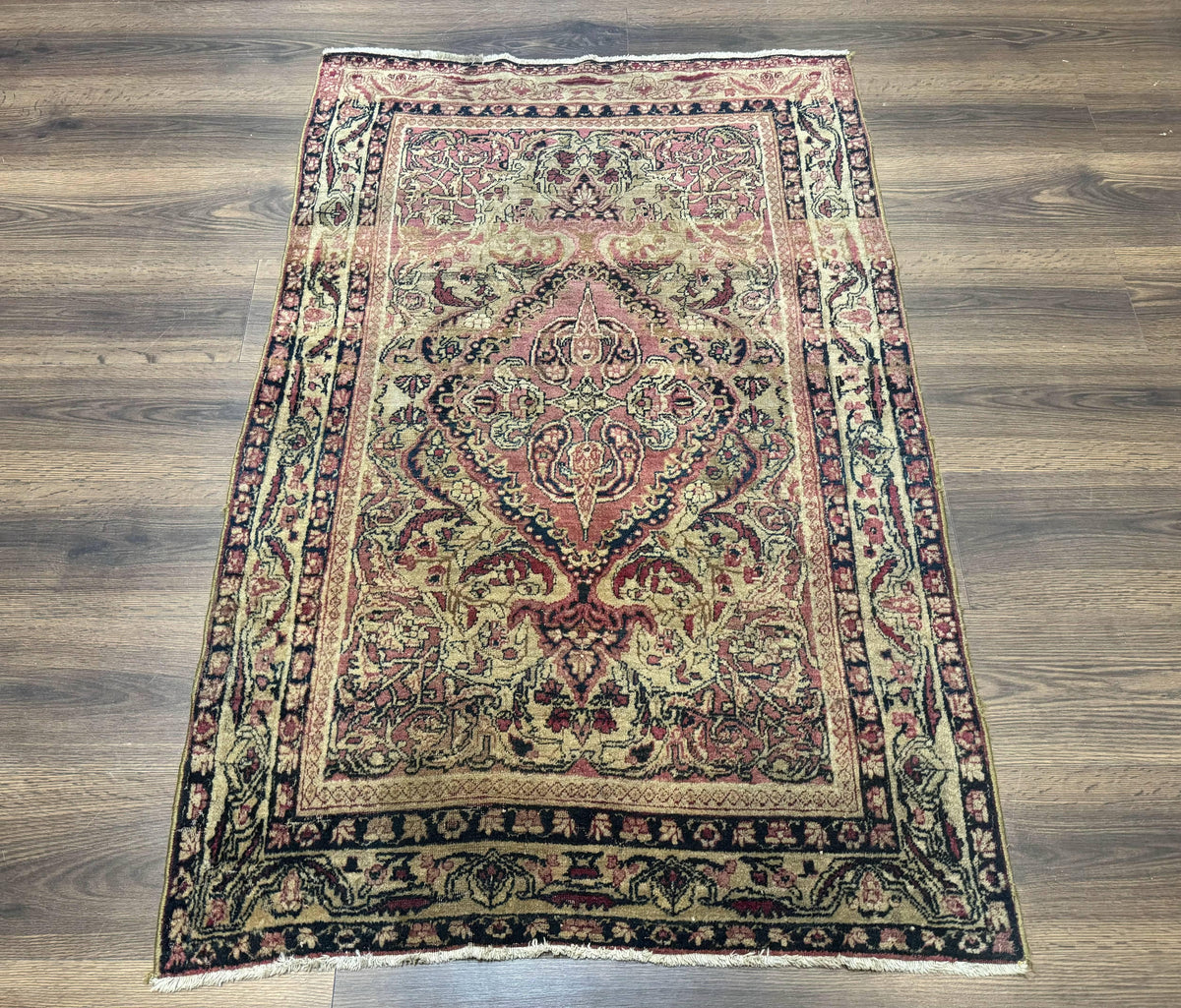 Antique Persian Lavar Rug 3x5, Persian Kerman Rug, Traditional Persian Carpet - Jewel Rugs, view 2
