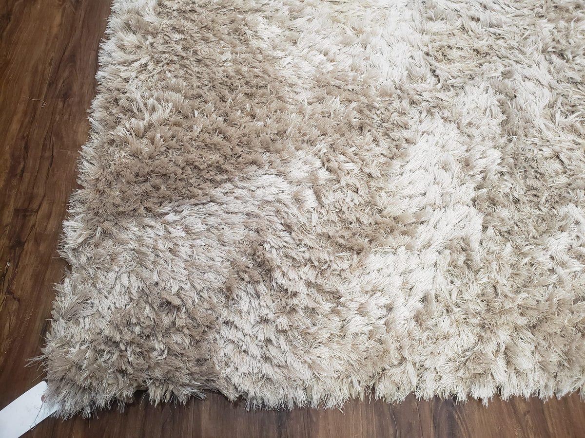 Ivory Shag Rug 6x7, Flokati Carpet, Shaggy Soft Plush Pile Area Rug, Modern Contemporary - Jewel Rugs, view 9