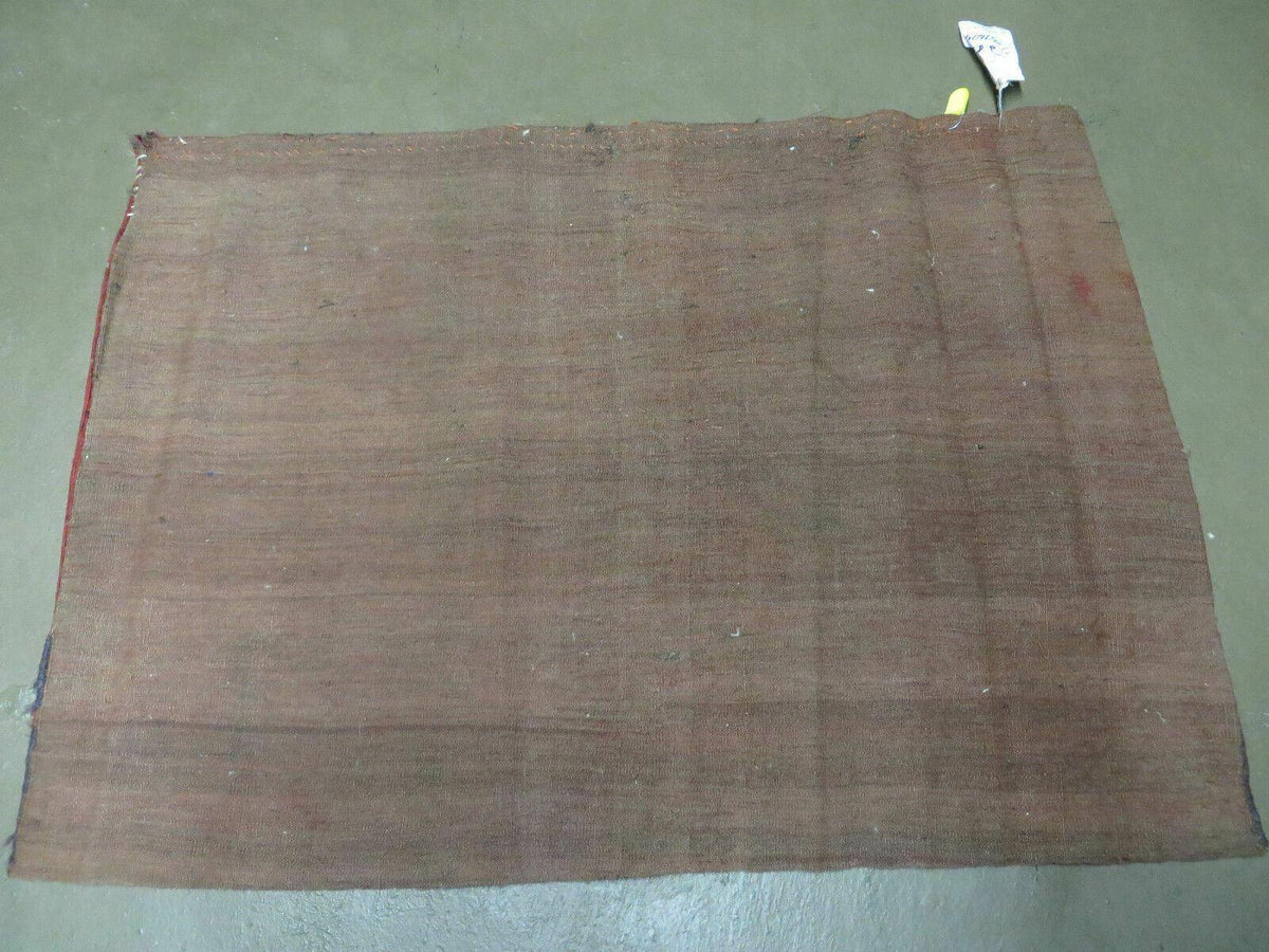 45" X 32" Antique Handmade Bokhara Turkoman Yomud Chuval Wool Rug Soumak NICE - Jewel Rugs, view 10