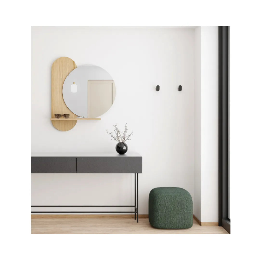 Wall mirror Oskar - oak image 3