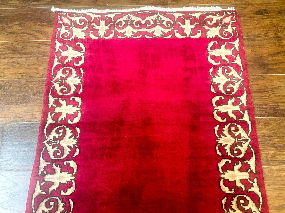 Red Persian Kerman Runner Rug 3x16 - Jewel Rugs, view 4