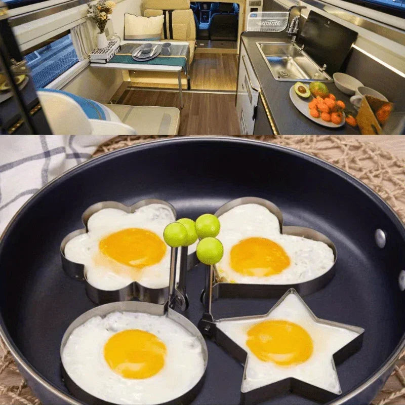 Egg Mold - Ring Shape Stainless Steel