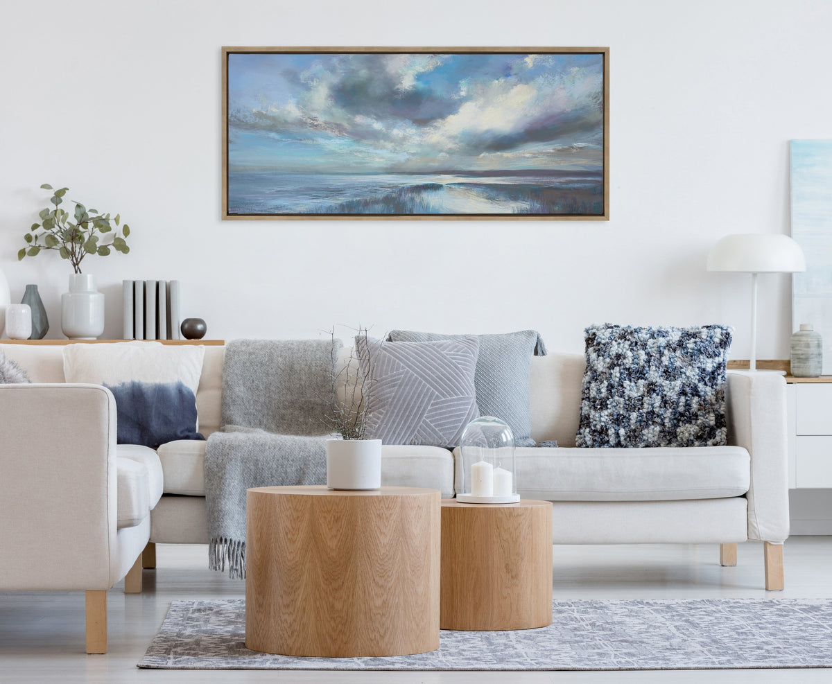 Sylvie The Tide Waits for No Man Framed Canvas by Nel Whatmore
