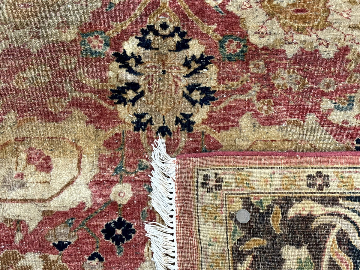 Indian Agra Rug 6x9, Allover Pattern, Traditional Wool Oriental Carpet - Jewel Rugs, view 11