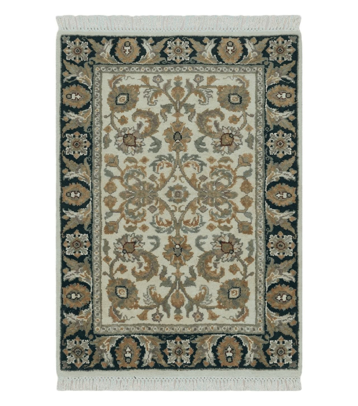 2' X 3' Handmade Indian Wool Rug Carpet Nice - Jewel Rugs