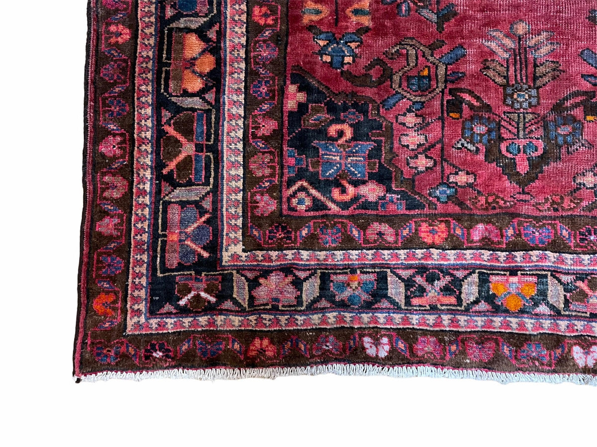5.5 X 10 Handmade Wool Tribal Gallery Rug Wide Runner Corridor Rug Floral Red - Jewel Rugs, view 8