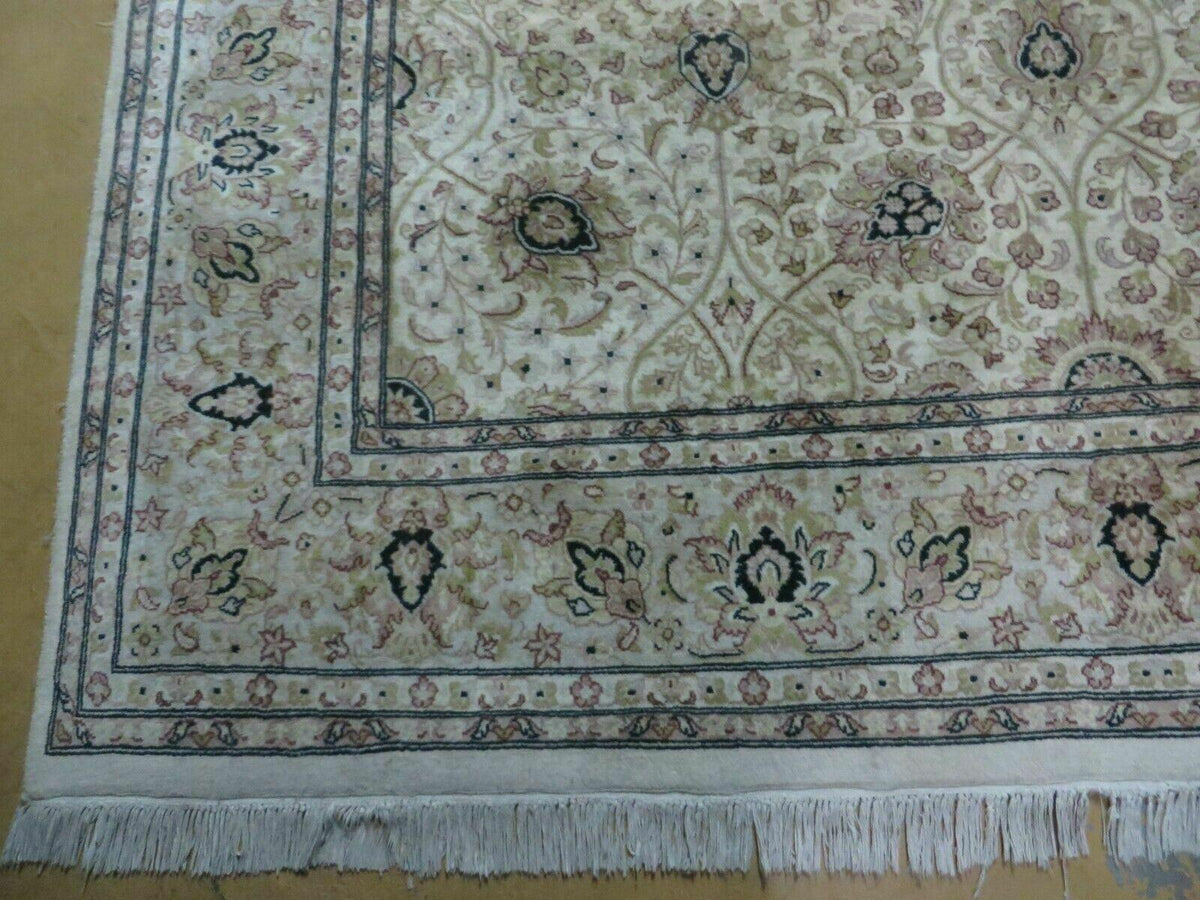 6' X 9' Vintage Fine Handmade Pakistan Oriental Floral Wool Rug Carpet Nice - Jewel Rugs, view 8