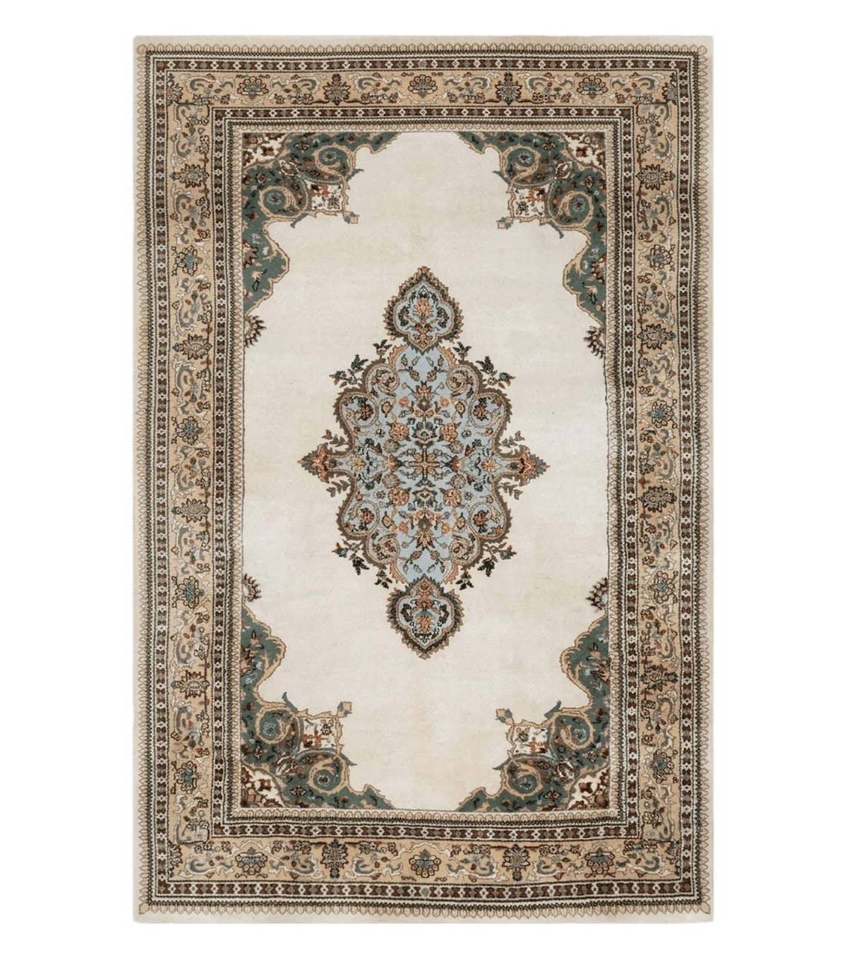 6' X 9' Vintage Handmade India Open Field Tribal Wool Rug Carpet Medallion Nice - Jewel Rugs