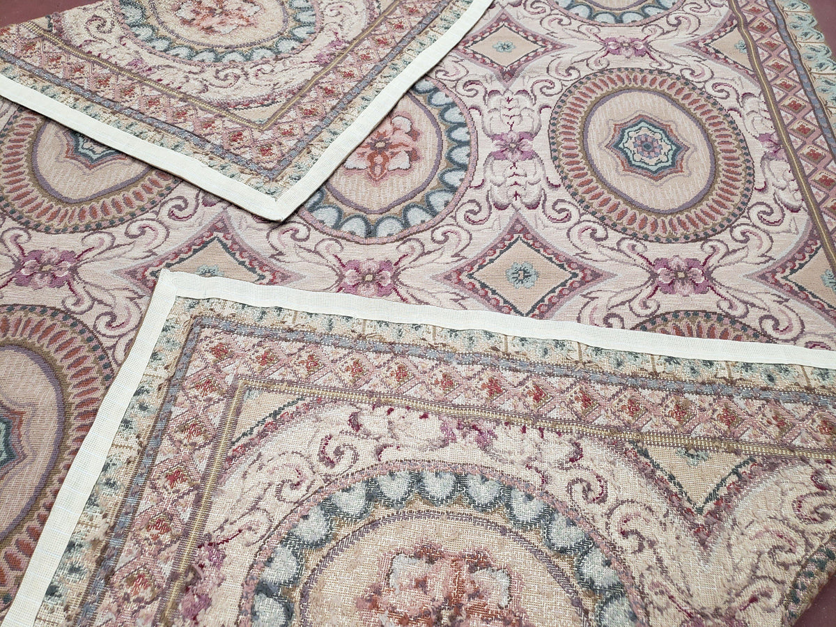 New Needlepoint Rug, 6x9 Needlepoint Carpet, Flatweave Rug, Vicotorian French European English Decor, Elegant Rug for Living Room, Handmade - Jewel Rugs, view 11
