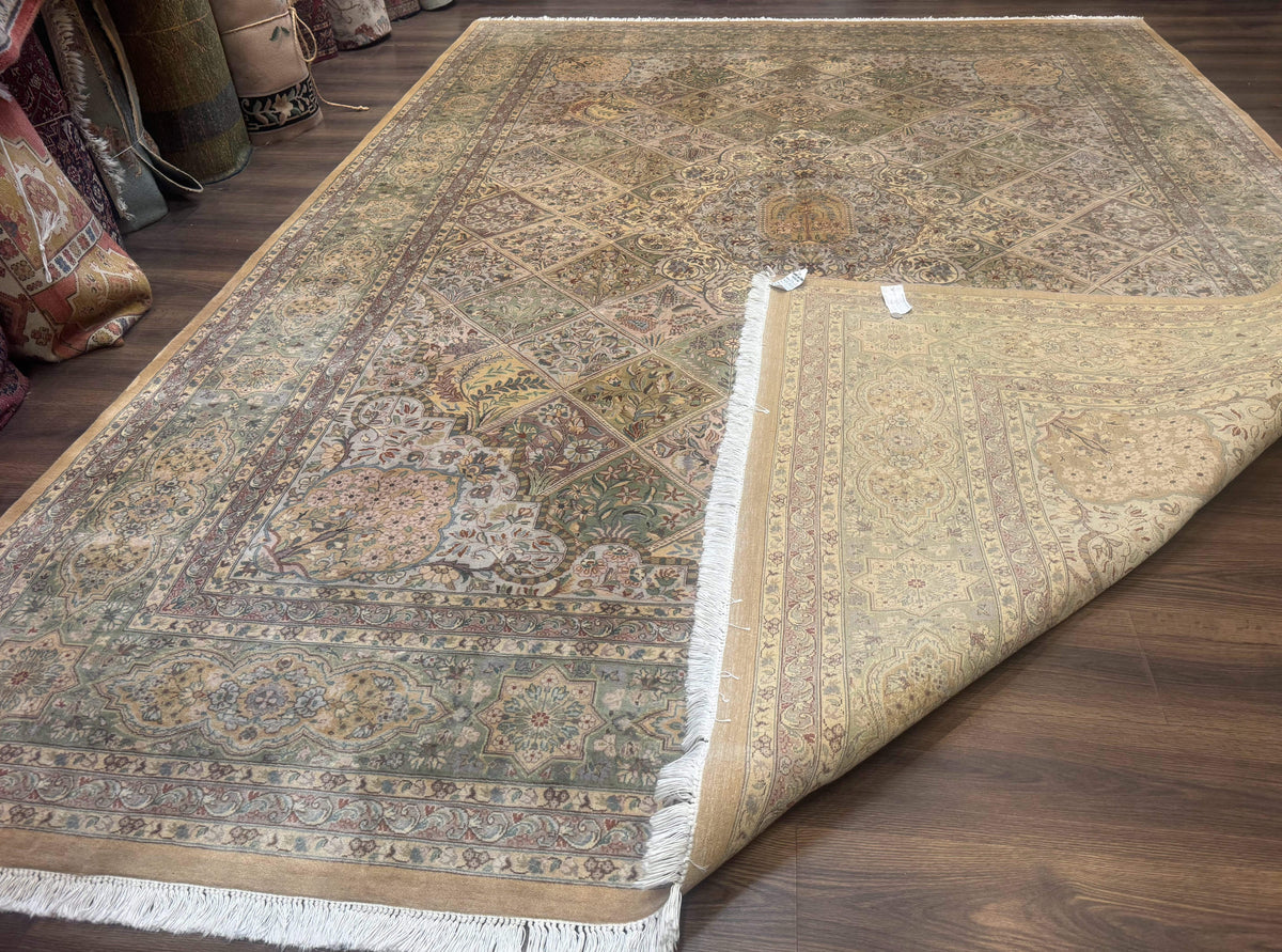Pak Persian Rug 9x12, Diamond Panel Design, Fine 225 KPSI, Wool - Jewel Rugs, view 11