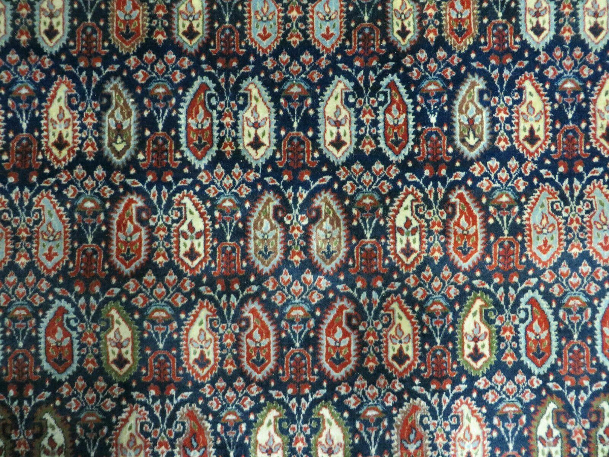 6' X 9' Vintage Fine Handmade India Paisley Rug Hand Knotted Carpet Organic Dye - Jewel Rugs, view 4