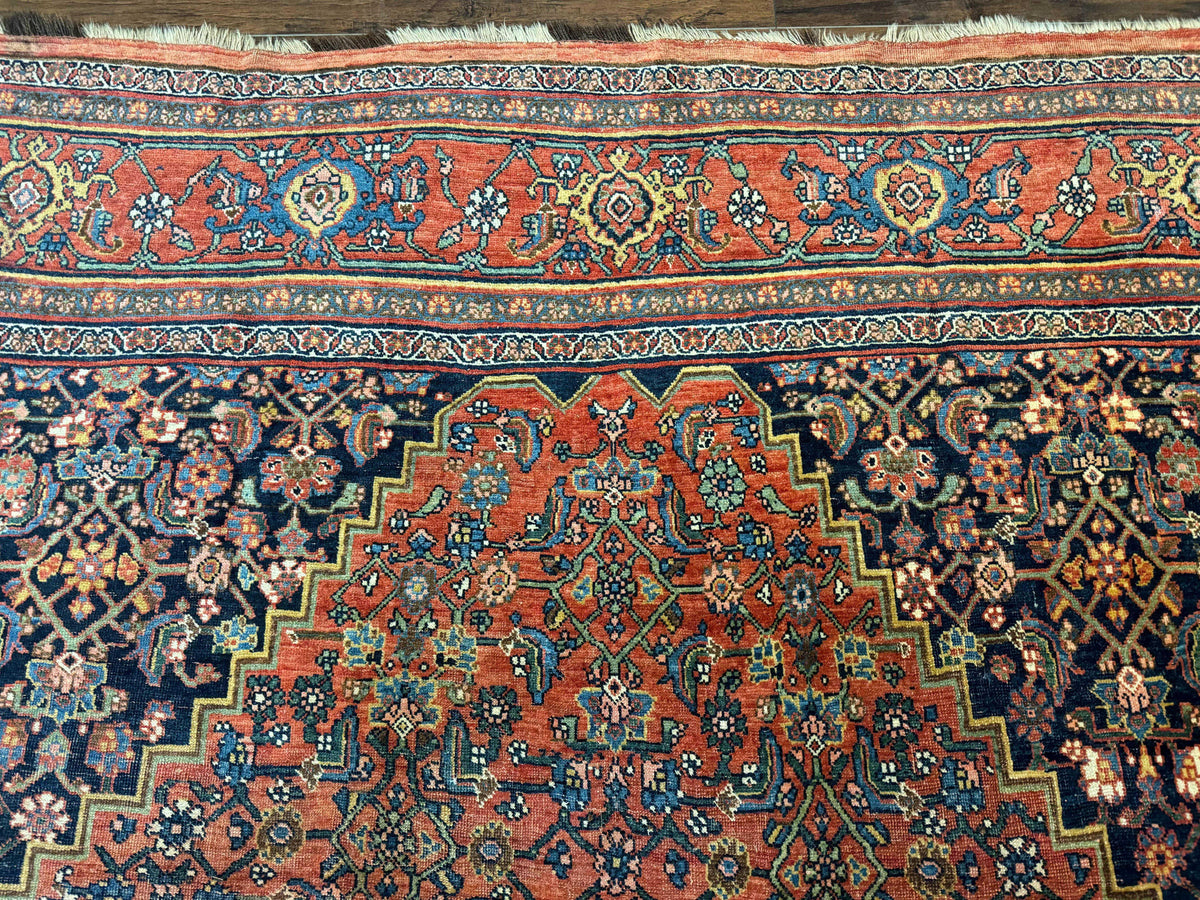 Antique Persian Bidjar Rug 8x12, Rare Persian Carpet - Jewel Rugs, view 4