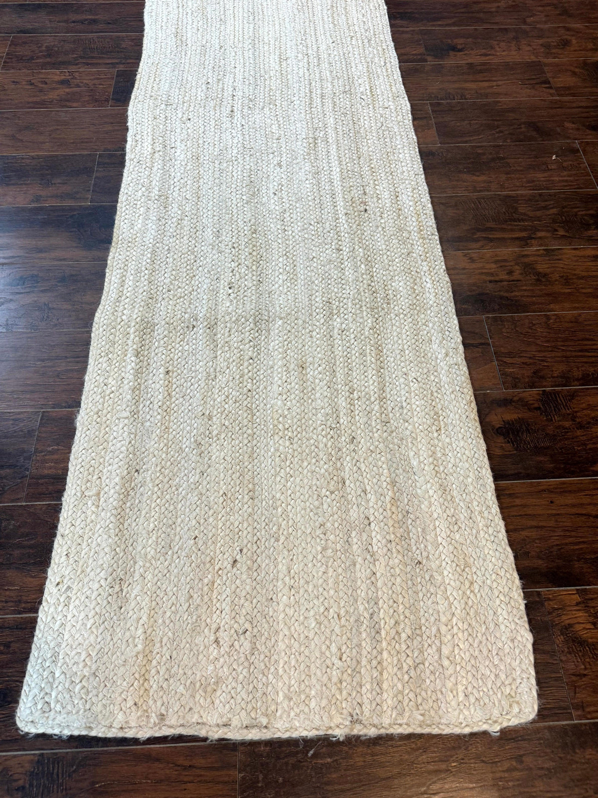Modern Jute Runner Rug 2.7 x 10, Rug for Hallway or Kitchen, Farmhouse Rug - Jewel Rugs, view 5