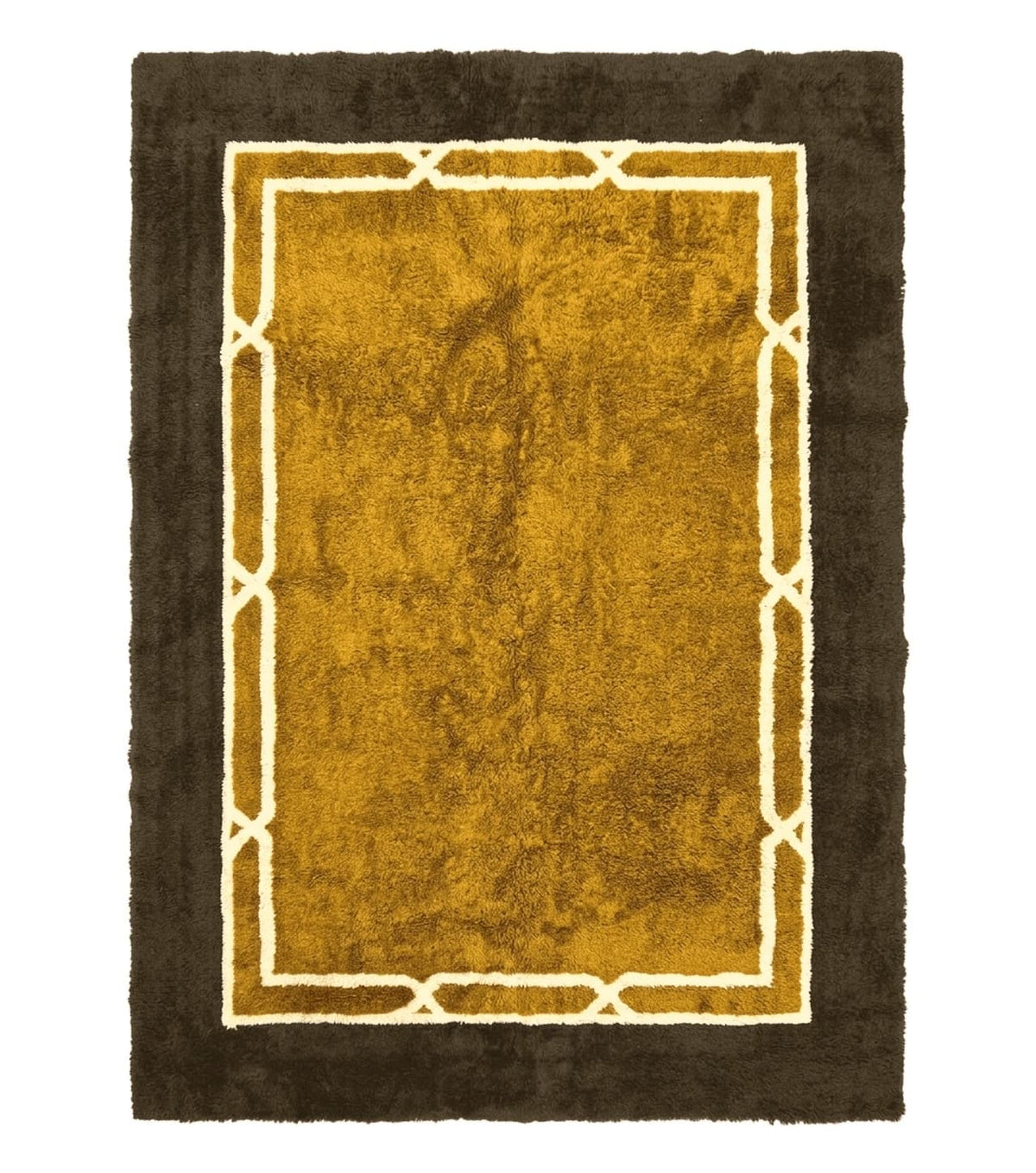 Mid Century Shag Rug 8x11, Large Vintage Shag Rug, Open Field, European Shag Rug - Jewel Rugs