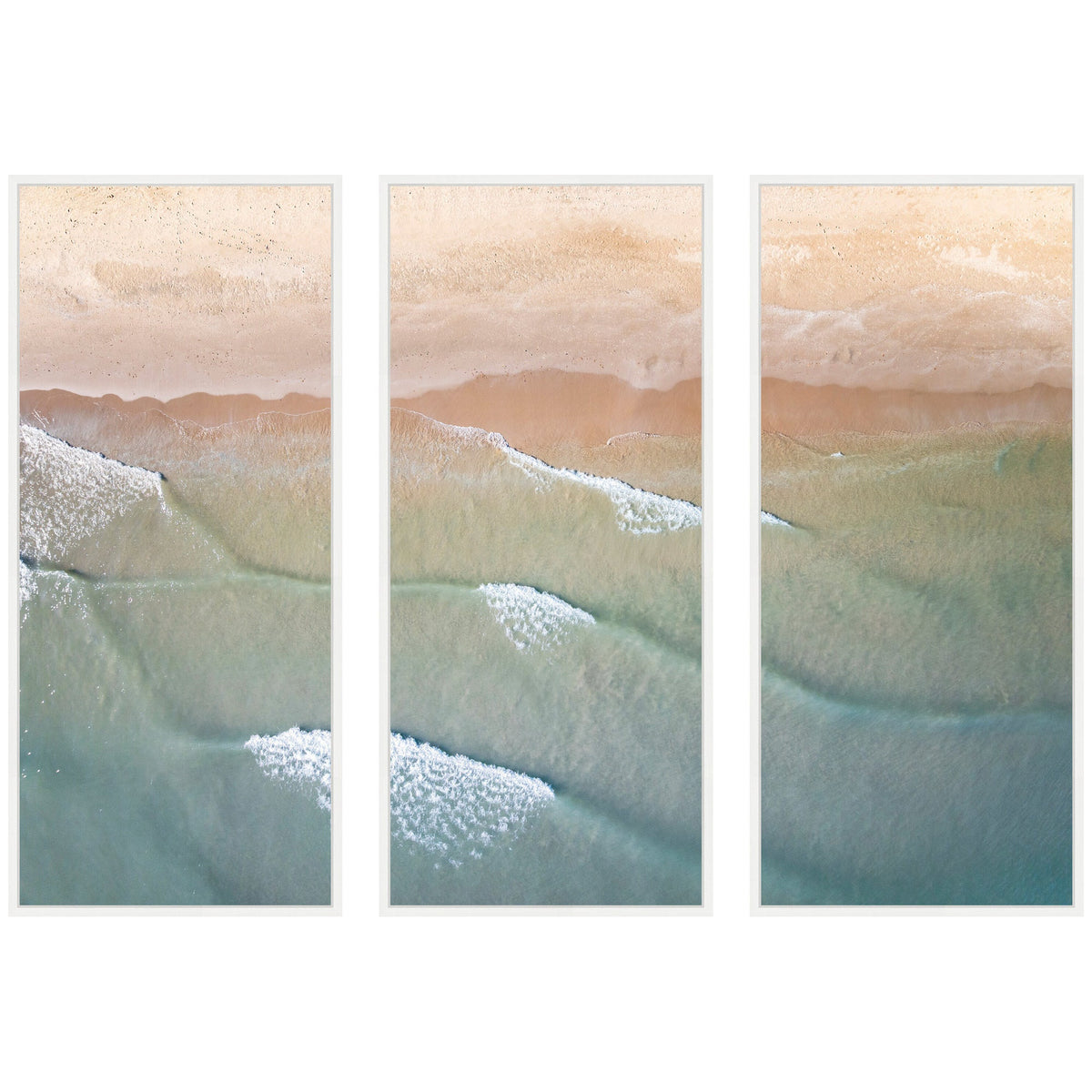 Layers of Water 3 Piece Framed Canvas Wall Art Set by Emiko and Mark Franzen F2 Images