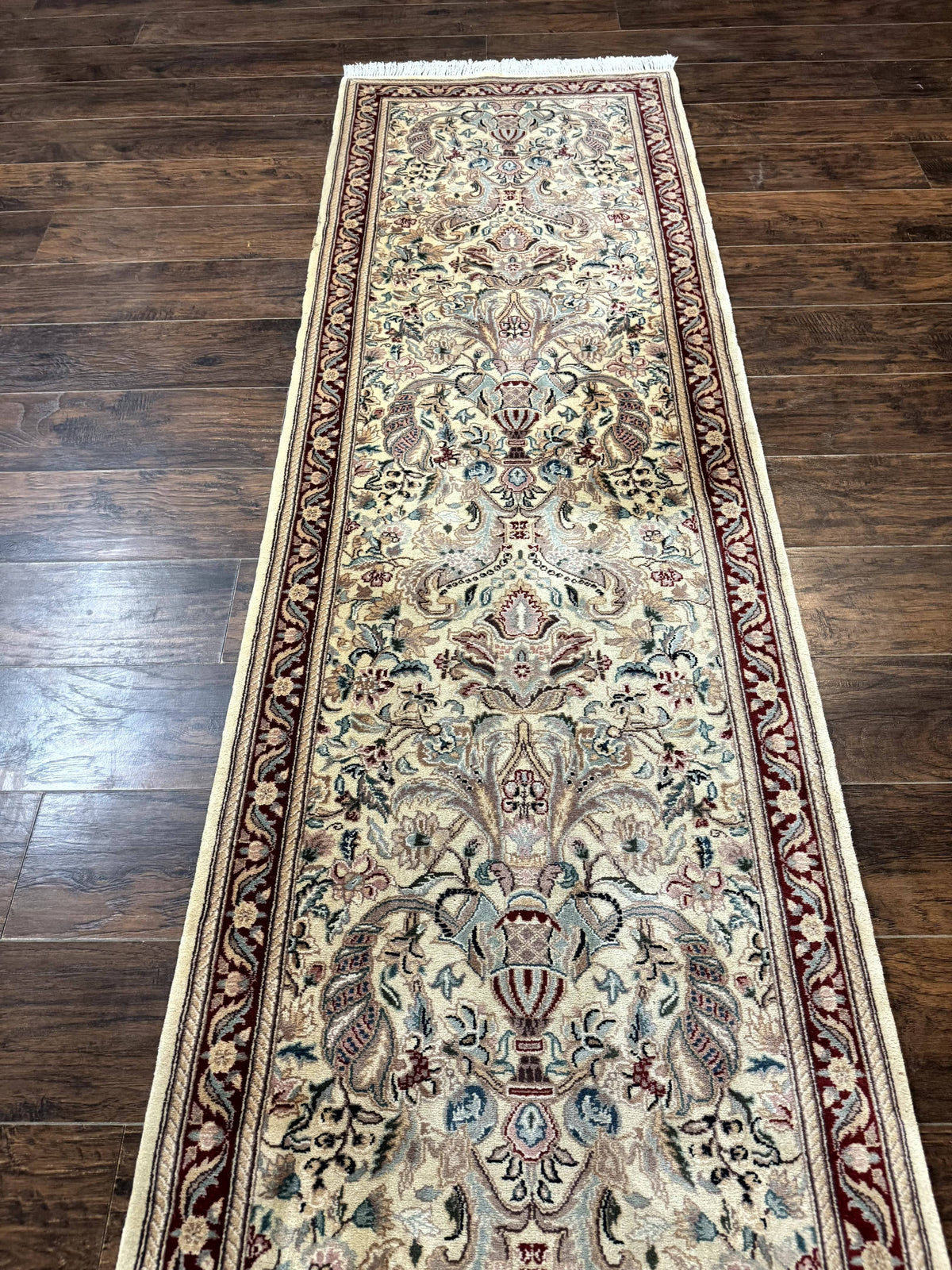 Pakistani Runner Rug 2.8 x 14, Pak Persian Hallway Rug, Cream Color - Jewel Rugs, view 2