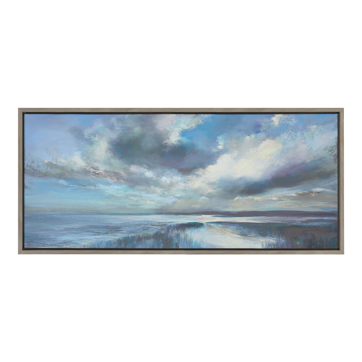 Sylvie The Tide Waits for No Man Framed Canvas by Nel Whatmore