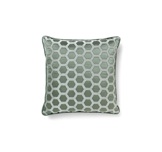 Honeycomb Blue Pillow image