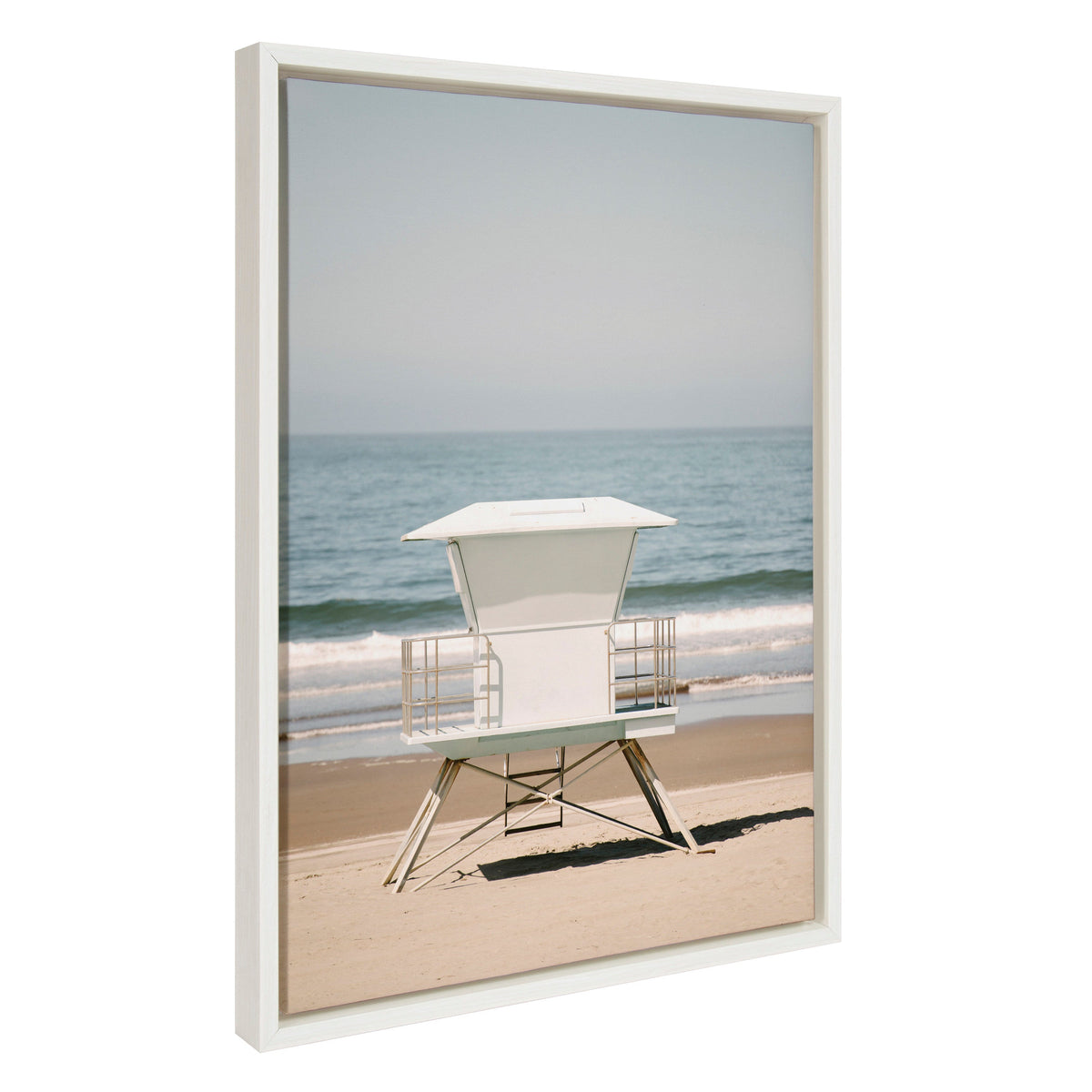 Sylvie Surf Shack Framed Canvas by Crystal Lynn Collins