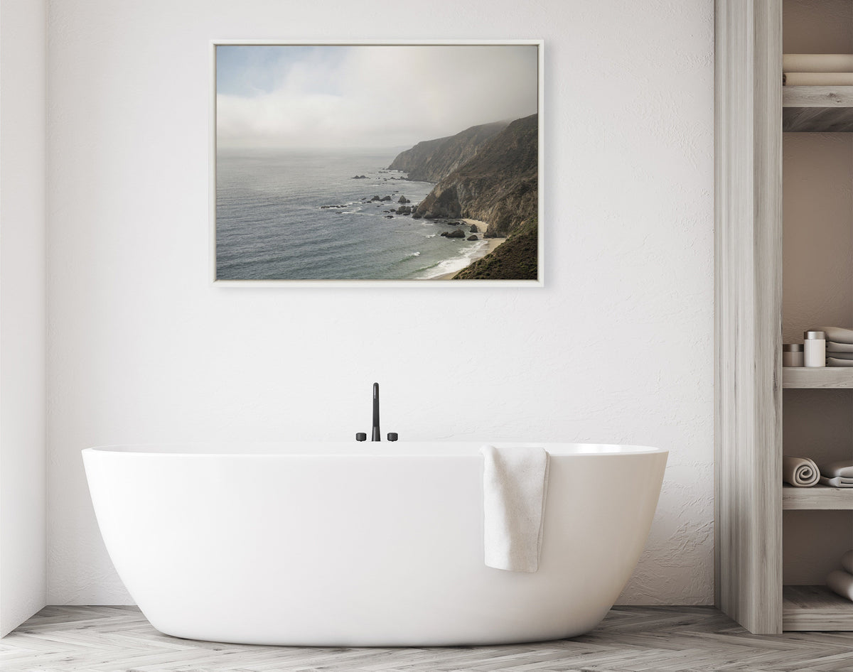 Sylvie Wild Coast No 2 Framed Canvas by Crystal Lynn Collins