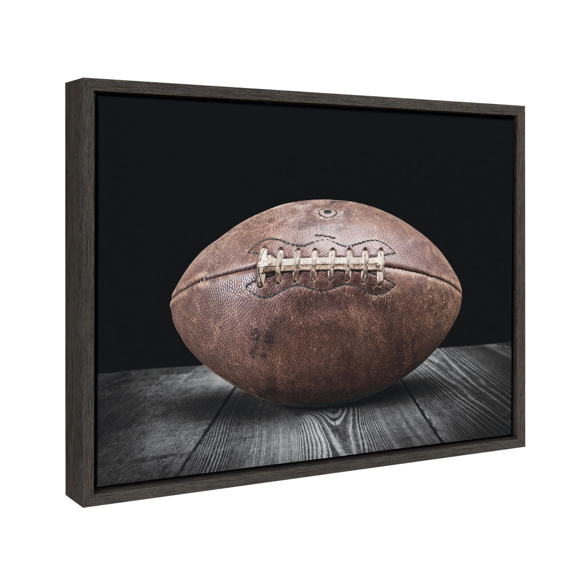 Sylvie Vintage Football Framed Canvas By Shawn St. Peter