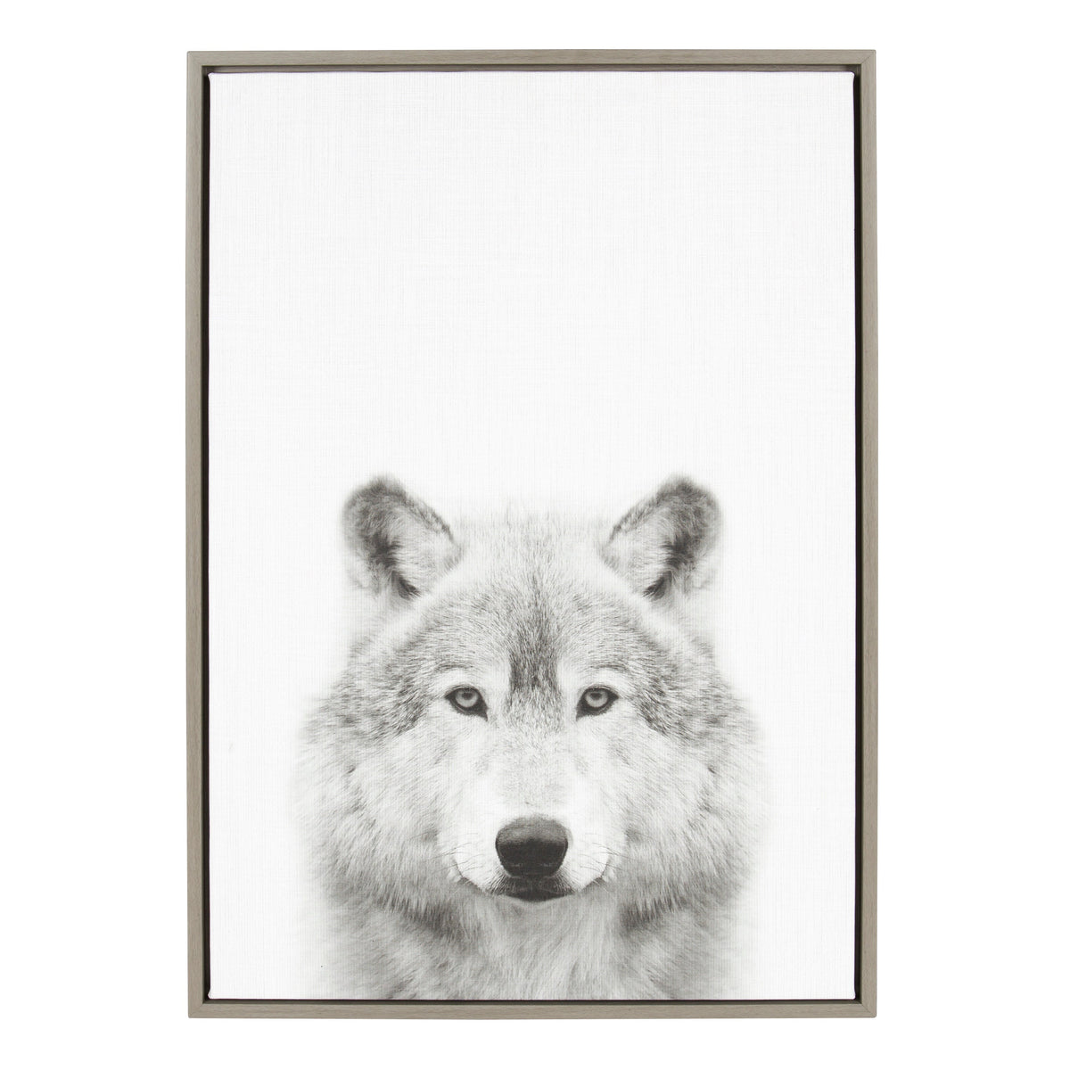 Sylvie Wolf Framed Canvas by Simon Te Tai