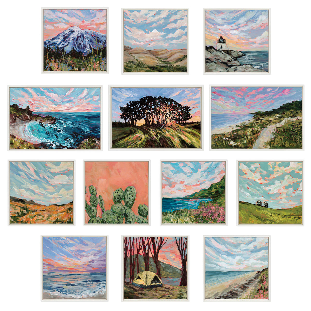 Sylvie Vermont Framed Canvas by Emily Kenney