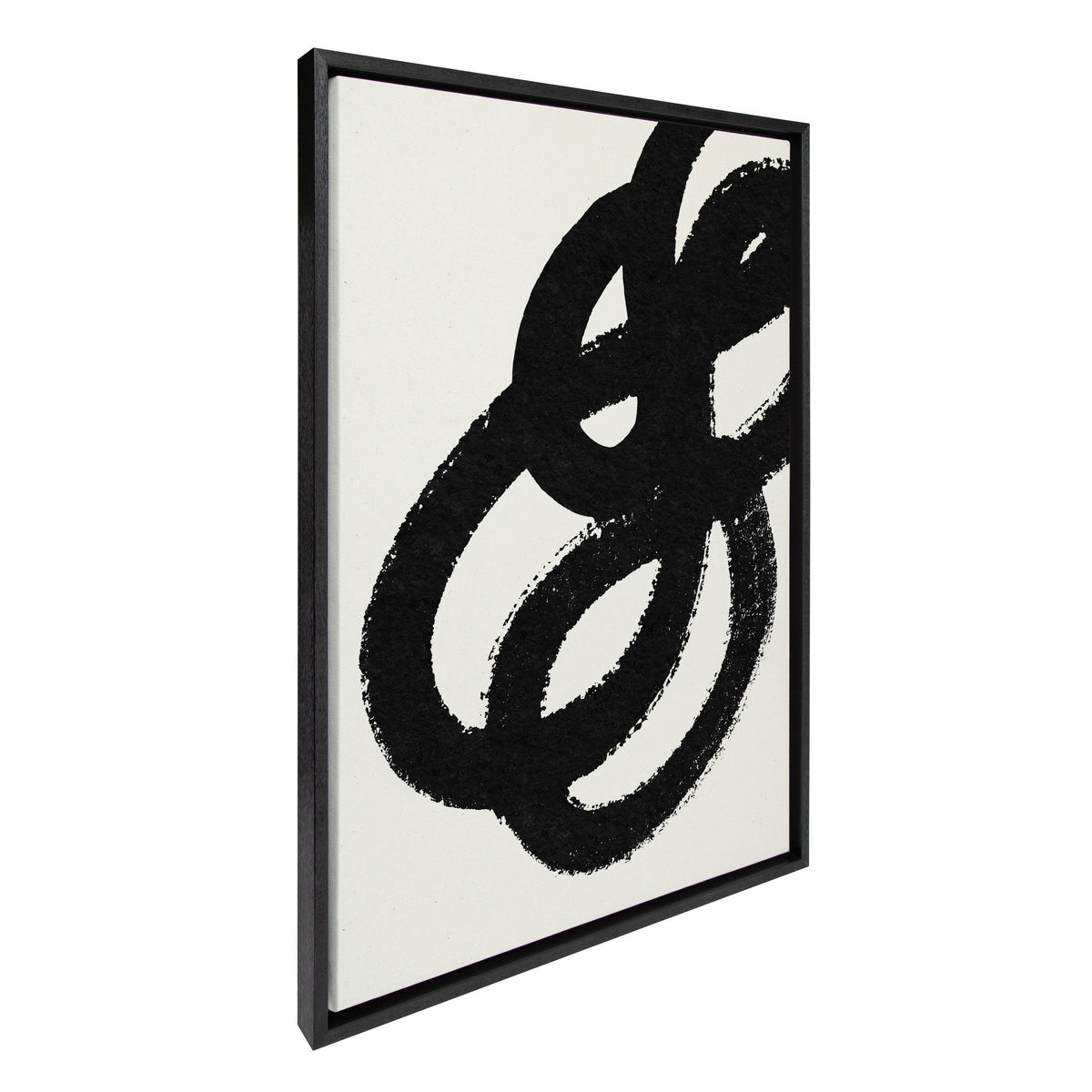 Sylvie Black Path, Follow the Path and This Way Framed Canvas by Rocket Jack