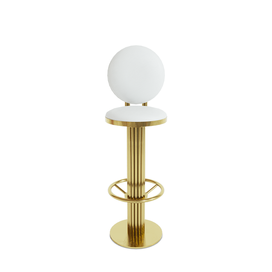 Kelly Round Bar Chair by Essential Home