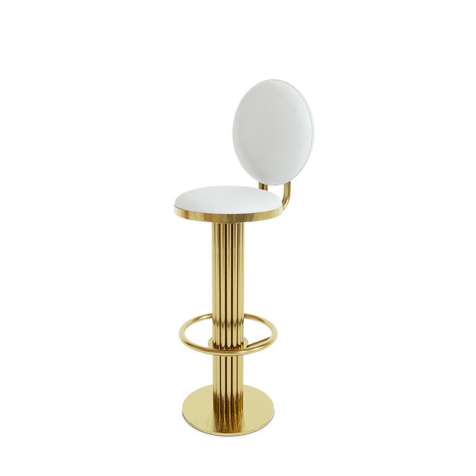 Kelly Round Bar Chair by Essential Home – view 2