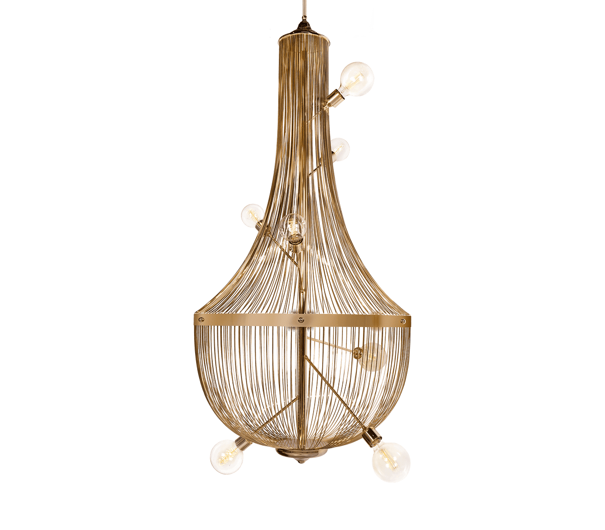 L Chandelier Chandelier by Boca do Lobo