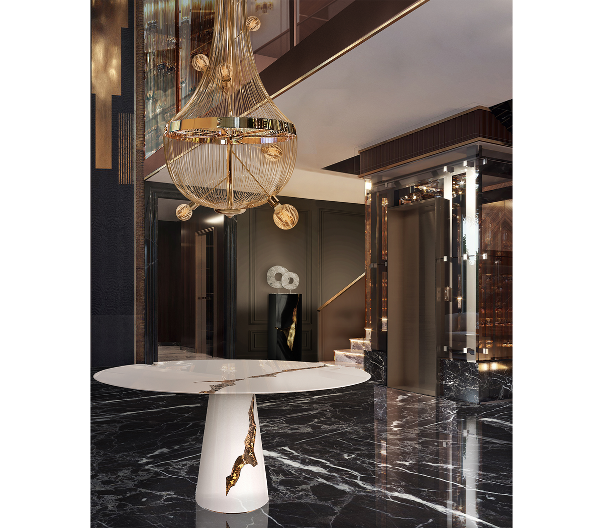 L Chandelier Chandelier by Boca do Lobo – view 8