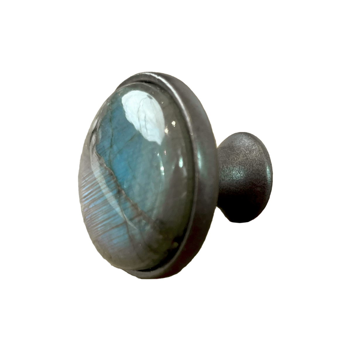 Labradorite Cabinet Knob - Source by Studio Skara, view 2