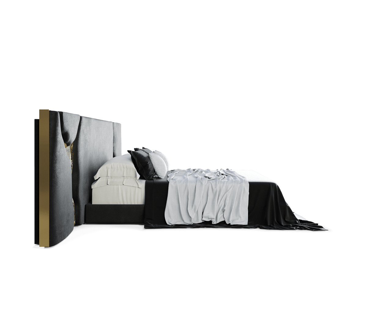 Lapiaz Black Headboard by Boca do Lobo – view 3
