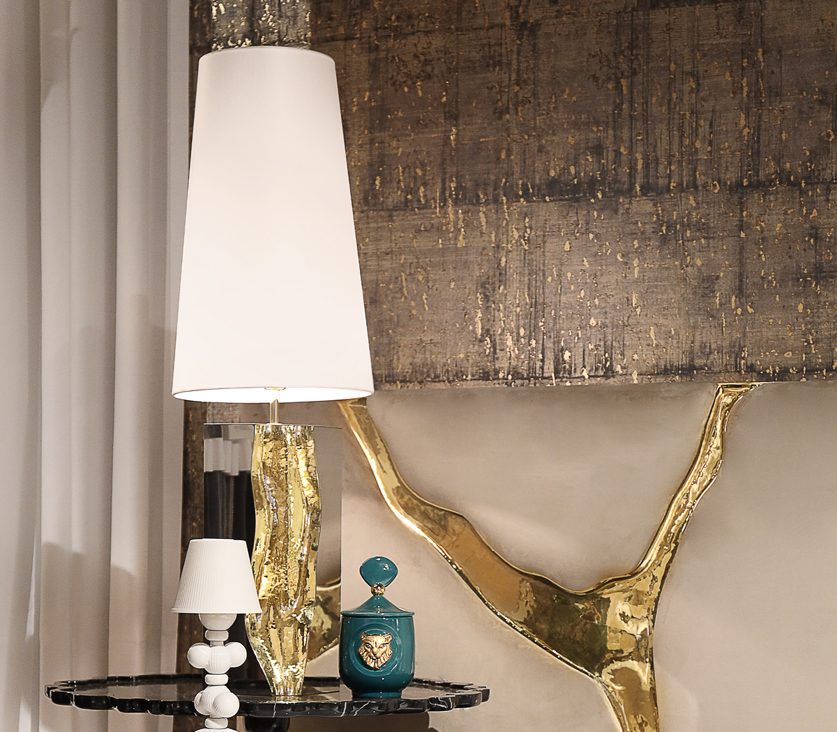 Lapiaz Black Table Lamp by Boca do Lobo – view 8