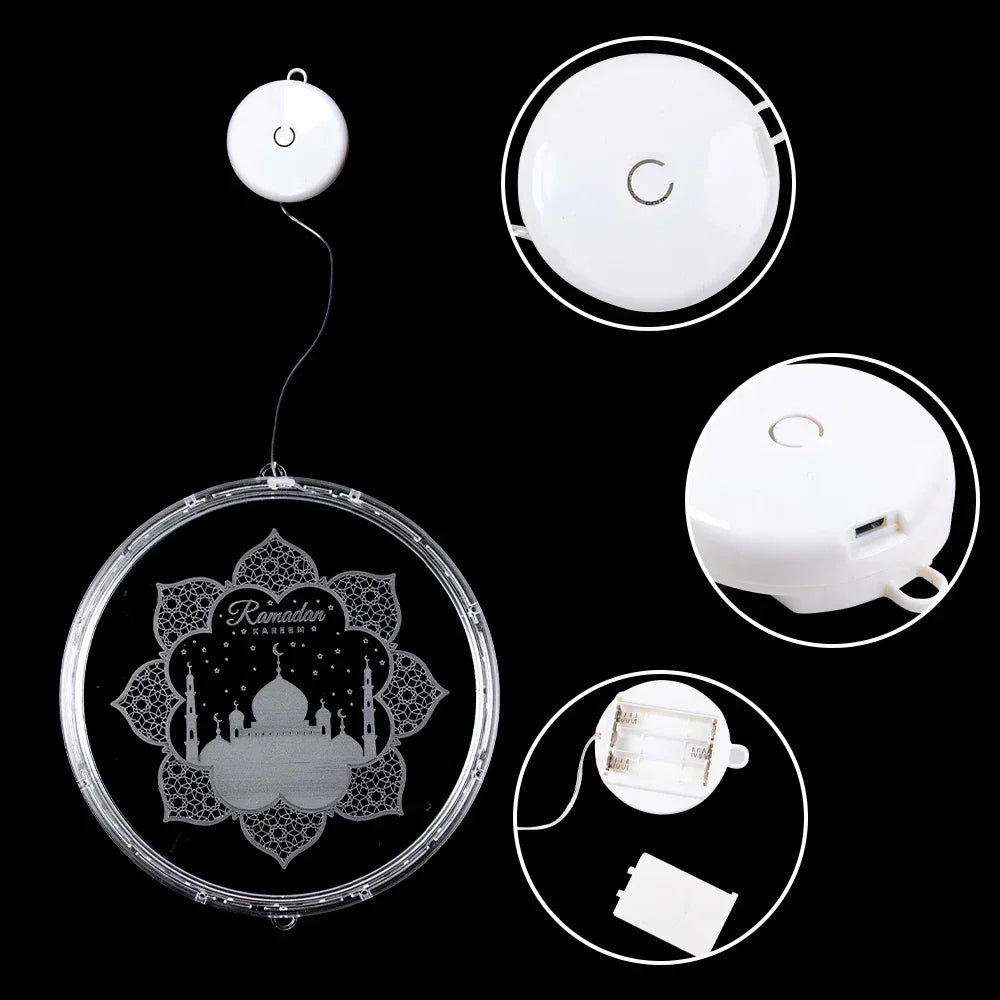 LED Lights - Ramadan Eid Mubarak 12.5cm