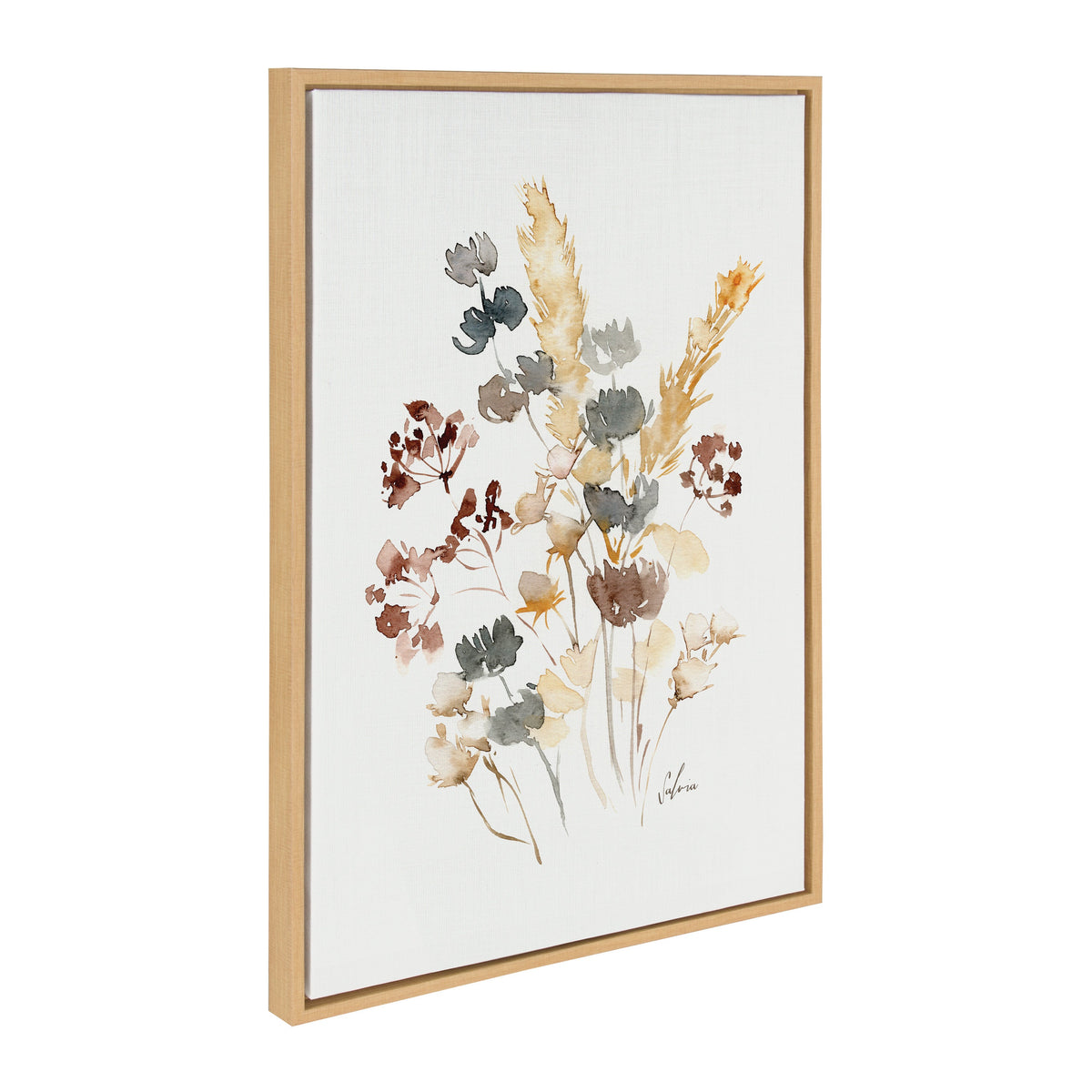 Sylvie Wild Salvia Framed Canvas by Sara Berrenson