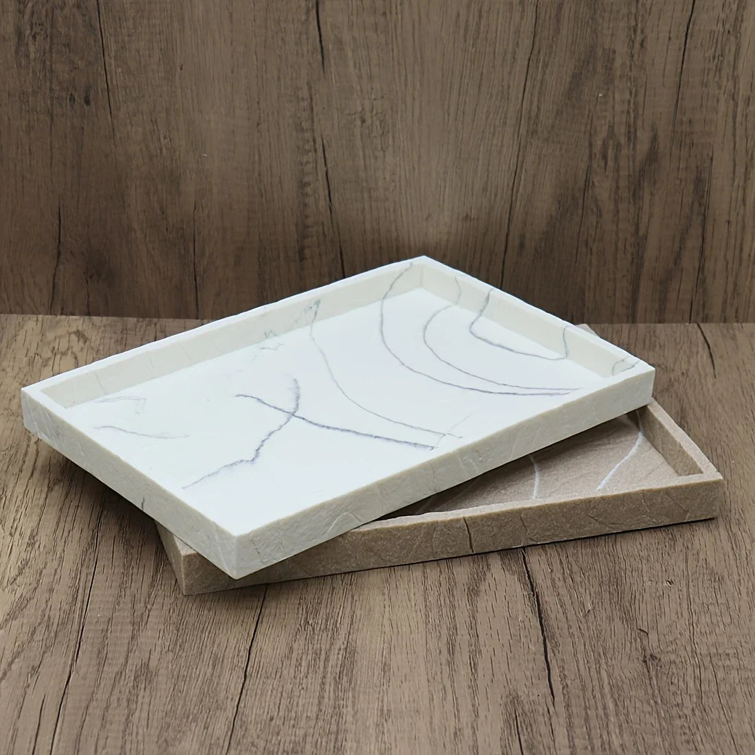 Luxury Bathroom Organizer, Storage Tray for Shampoo And Shower Gel, Sink Tray for Hotel Bathrooms, Home Bathroom Sink Tray, Decorative Tray for Model Room Bathrooms, Bathroom Trays